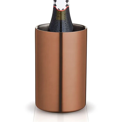 BarCraft Double Walled Wine Cooler Copper Finish - Image 2