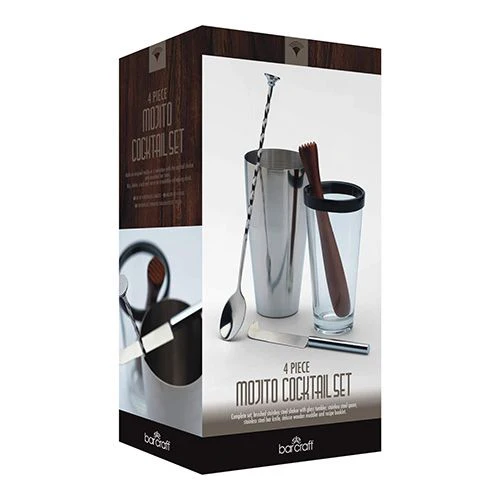 BarCraft Mojito Cocktail Set 4 Piece - Image 2