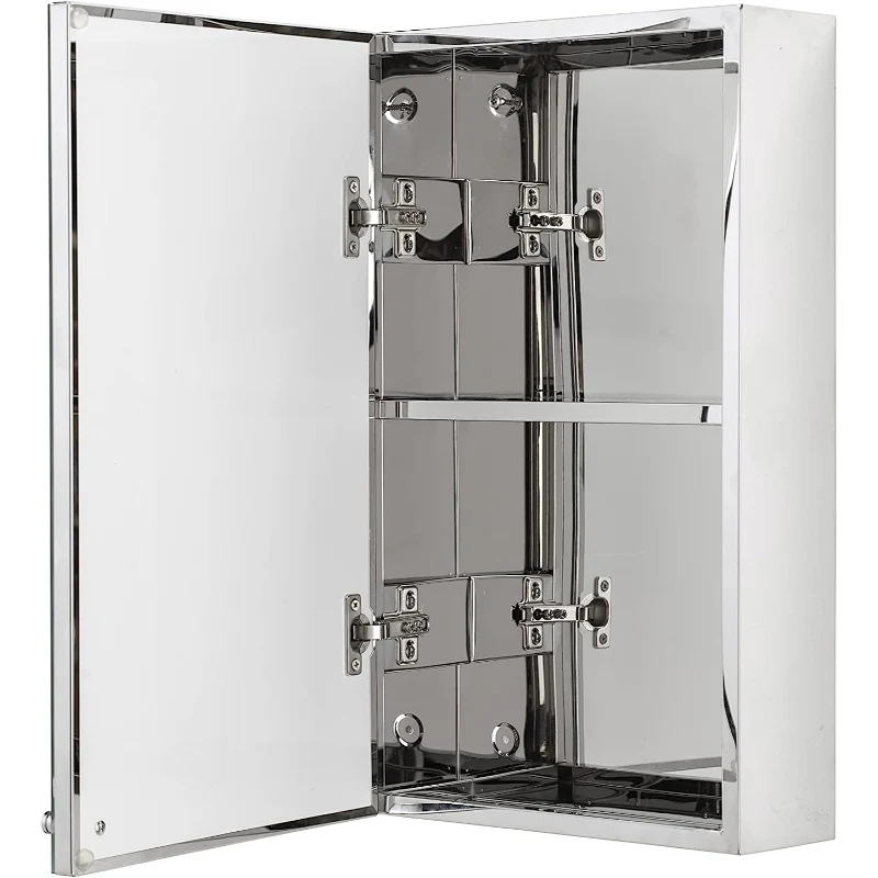 Bathroom Cabinet Single Door Stainless Steel - Image 2