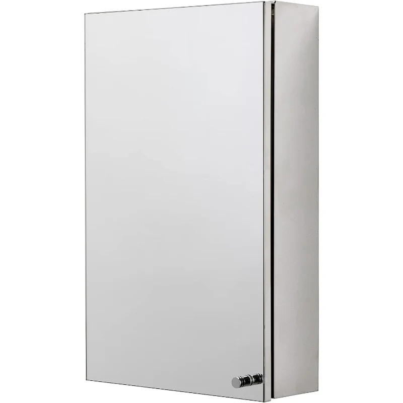 Bathroom Cabinet Single Door Stainless Steel - Image 3