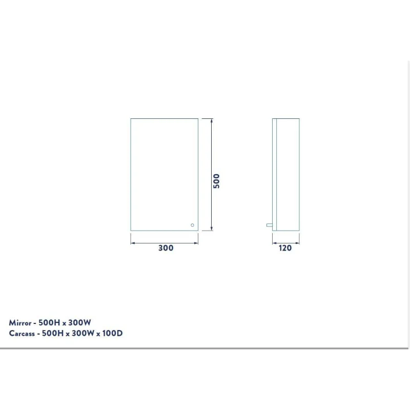 Bathroom Cabinet Single Door Stainless Steel - Image 5