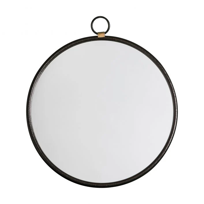 Bayswater Round Mirror - Black