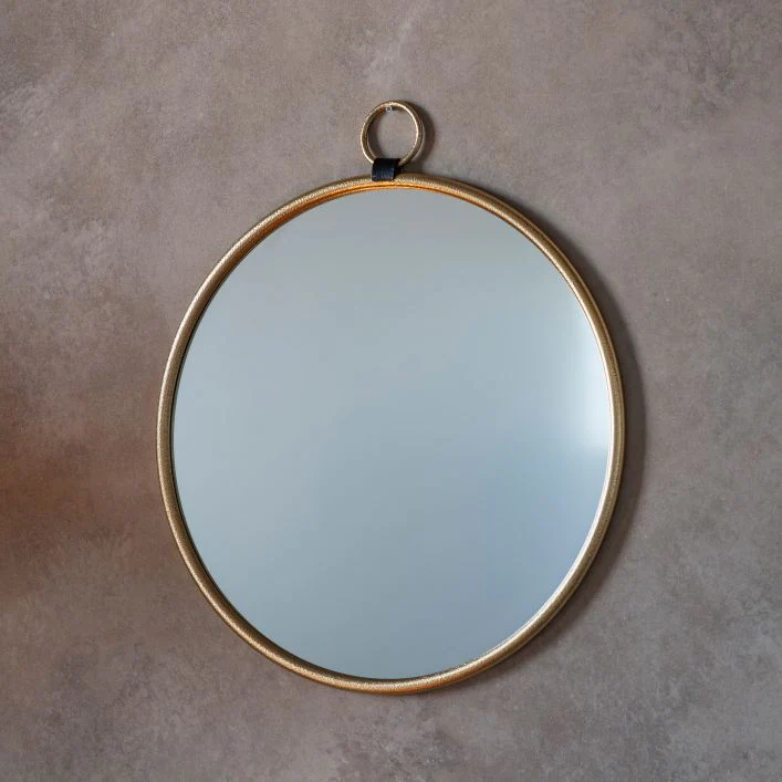 Bayswater Round Mirror - Gold - Image 2