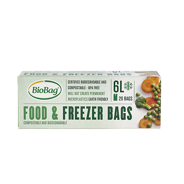 Biobag Food & Freezer Bags 6L