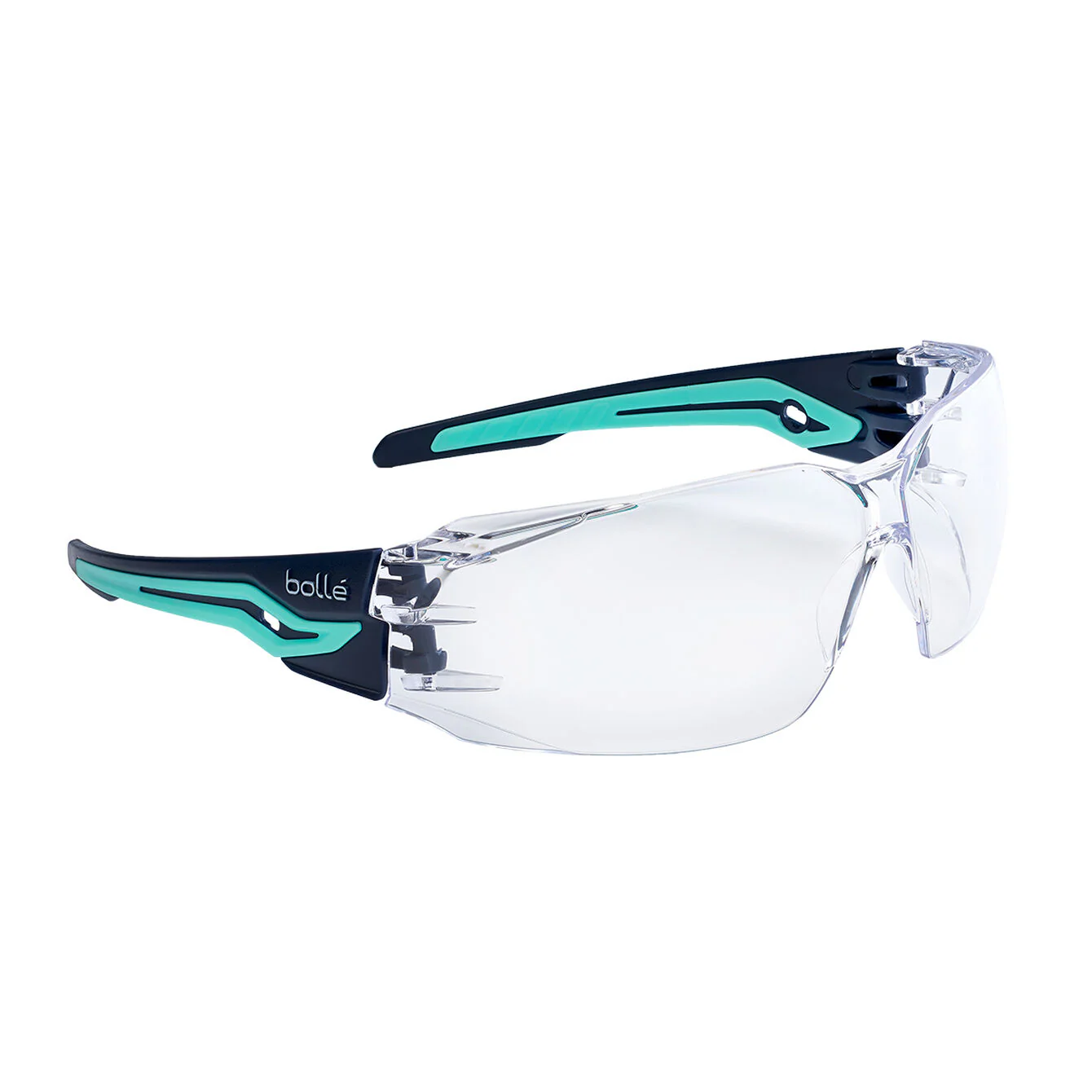 Bolle Silex Rimless Safety Glasses - Clear