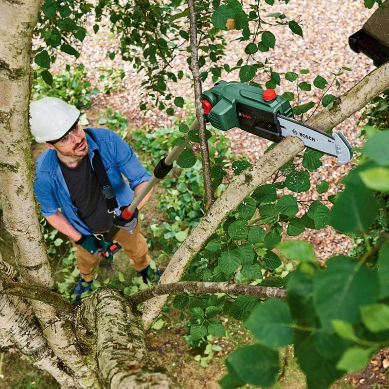 Bosch Universal Chain Pole 18v Long Reach Telescopic Chainsaw Tree Pruner 1 x 2.5Ah - Image 3