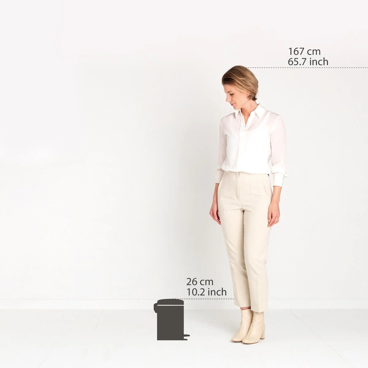 Brabantia 3L Pedal Bin | Matt Black - Image 4