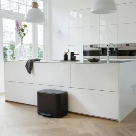 Brabantia Bo Double Pedal Bin 11+23L | Matt Black - Image 4