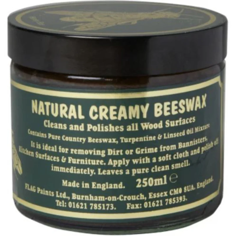 Briwax Creamed Beeswax - Dark (250g)