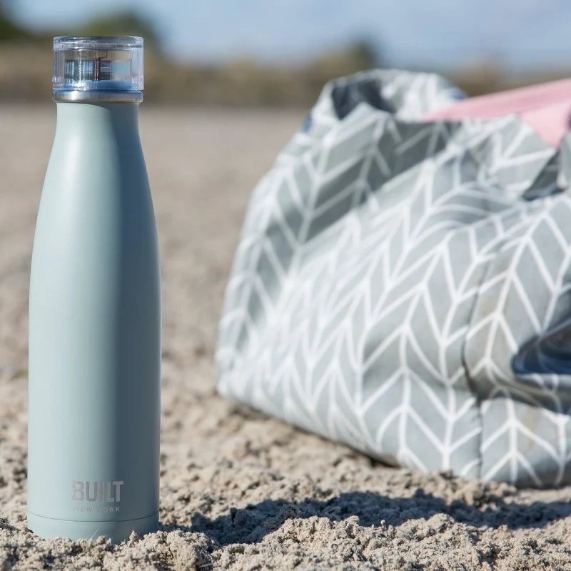 Built 500ml Double Walled Stainless Steel Water Bottle Storm Grey - Image 2
