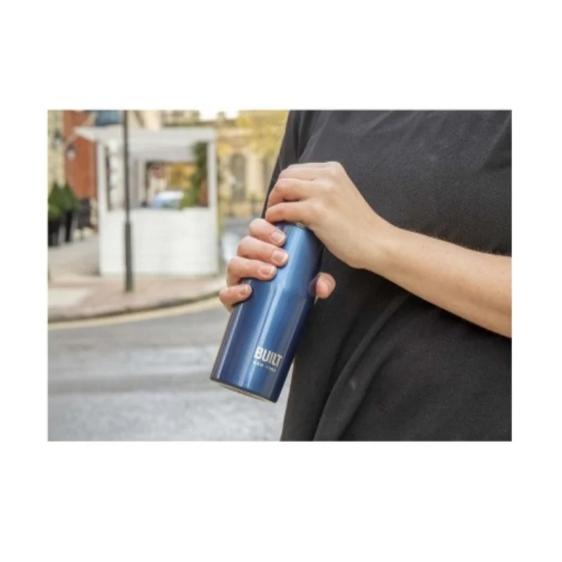 BUILT Apex 330ml Insulated Water Bottle - Midnight Blue - Image 3
