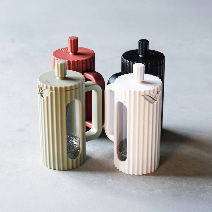 Cafe Ole Ciao 3 Cup Cafetiere Red - Image 2