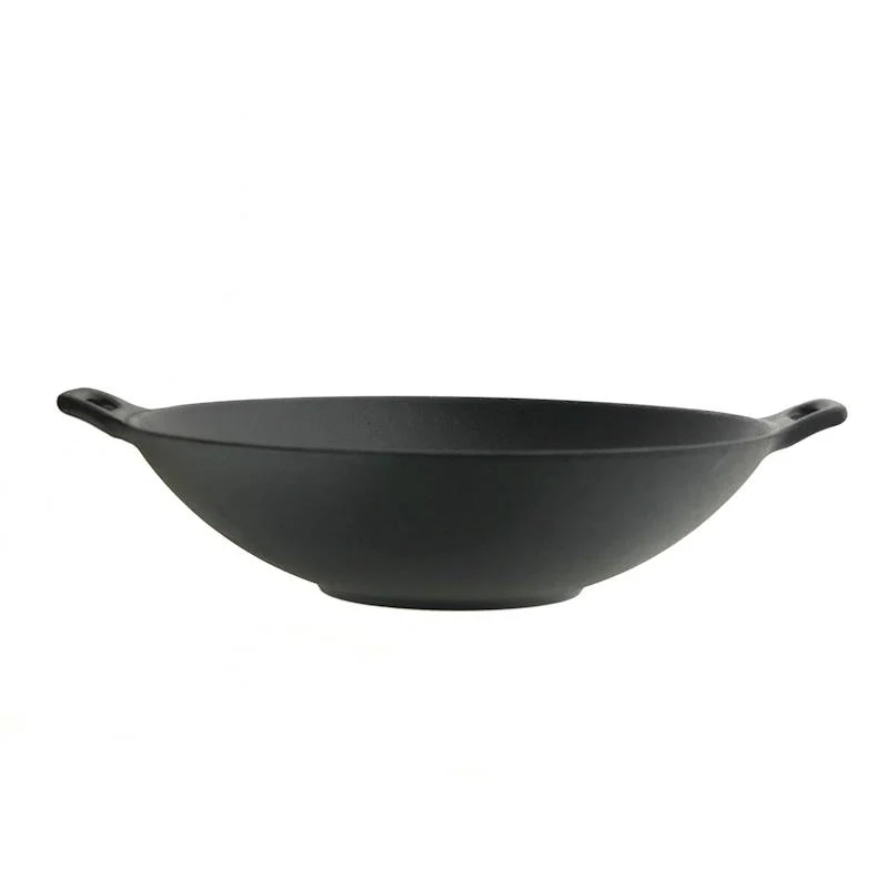 Cast Iron Wok 30cm - Image 2