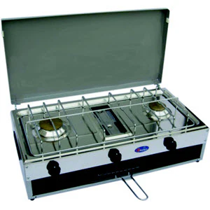 CF Parker Double Burner Gas Stove and Grill