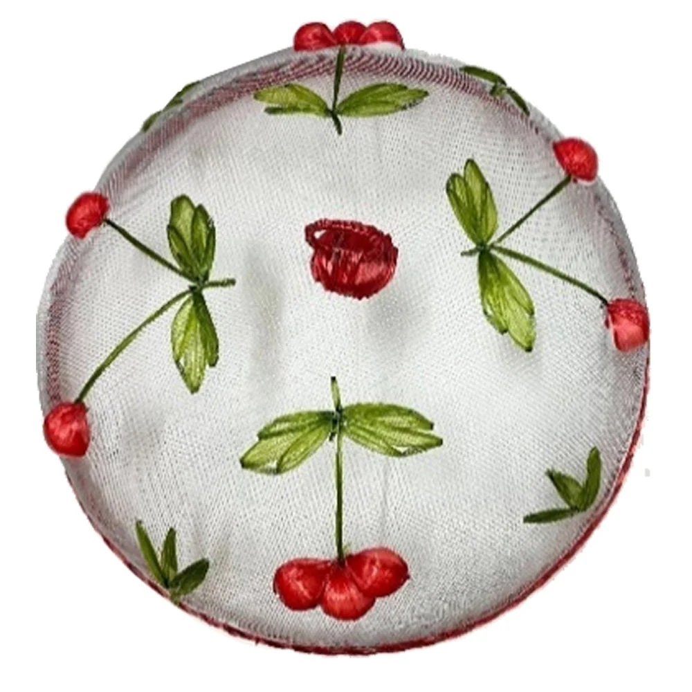 Cherry Print Food Cover Umbrella 35cm