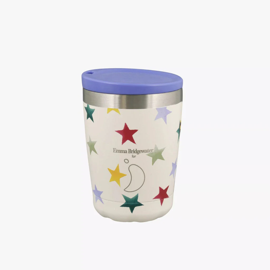 Chillys Polka Stars Coffee Cup 340ml