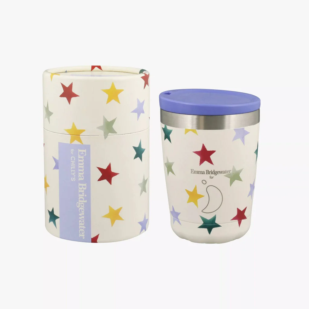 Chillys Polka Stars Coffee Cup 340ml - Image 3