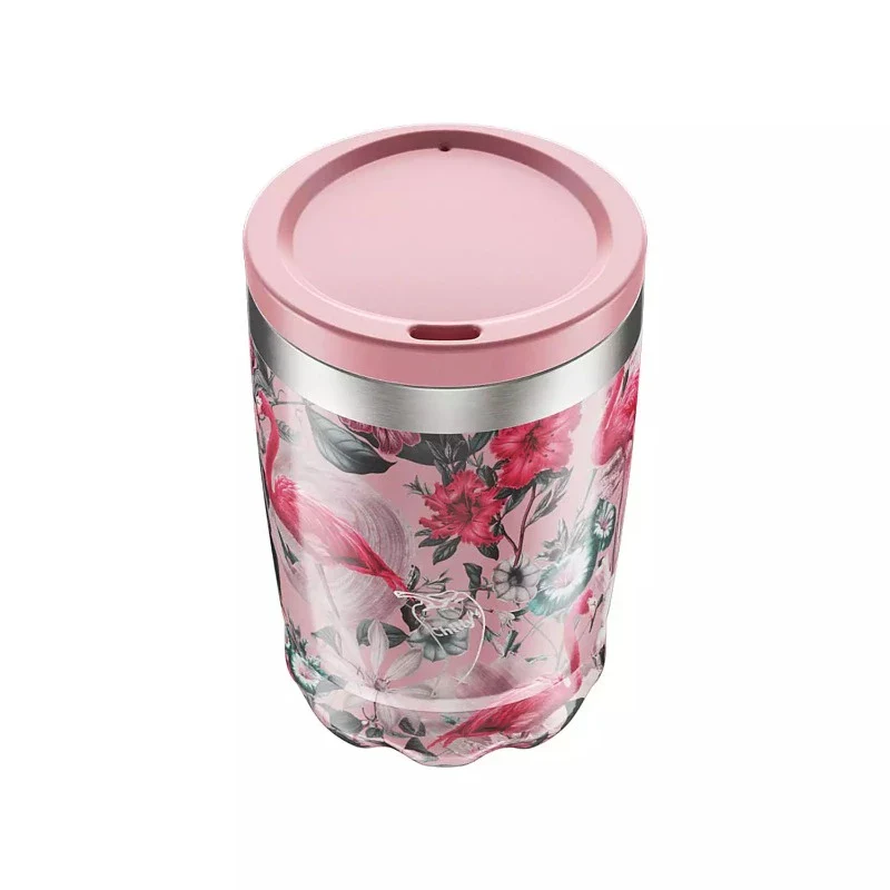 Chilly's Travel Flamingo Mug - 340ml