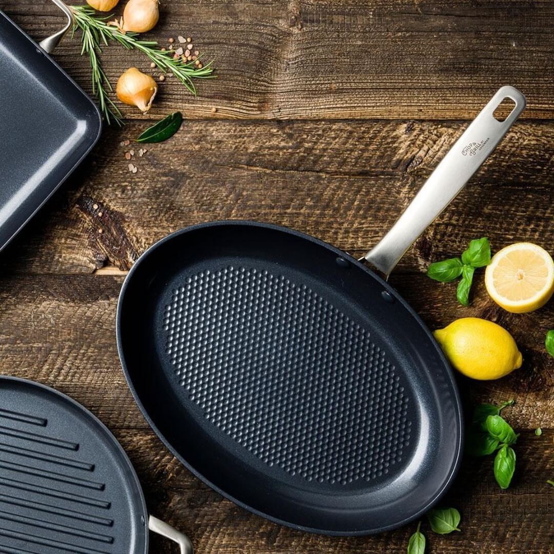 Chop & Grill Oval Fish Pan - Image 3