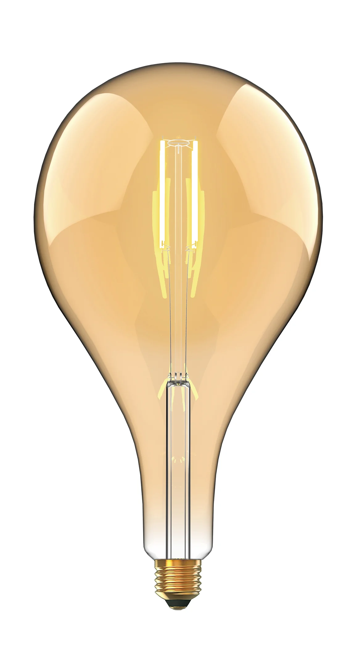Classic Style Bulb LED Type C E27 Dimmable 220-240V 4W 2100K, 200lm, Amber Finish, 3yrs Warranty (3LT520M) - Image 2