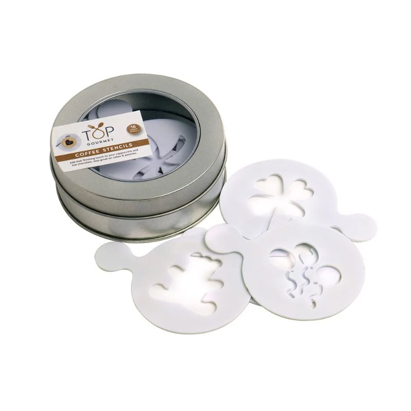 Coffee Stencil Set - Decorate Coffee, Hot Chocolates, Cakes, Deserts