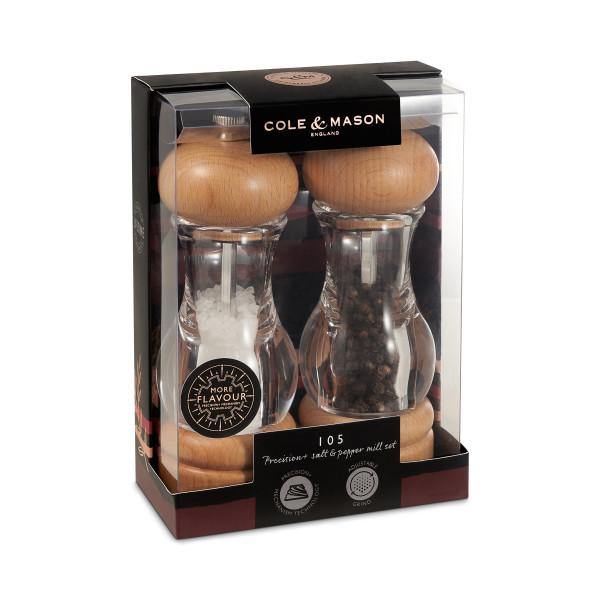 Cole & Mason 105 Beech Salt & Pepper Mill Set - Image 4