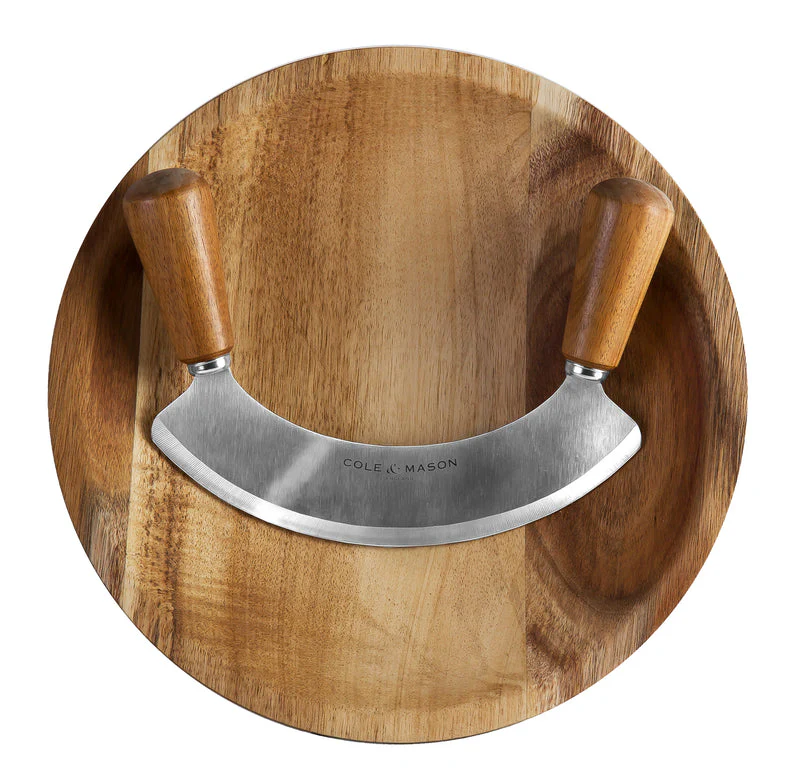 Cole & Mason Ashden Mezzaluna Herb & Chopping Board - Image 3