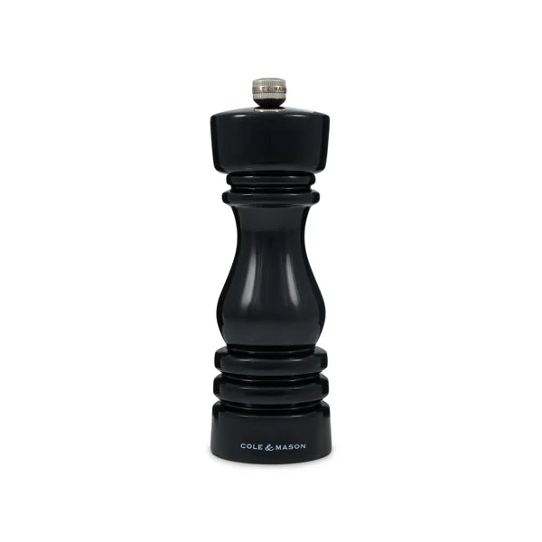 Cole & Mason London Salt Mill In Gloss Black