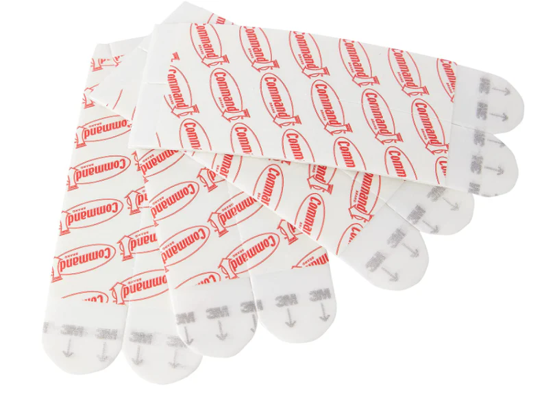 3M Command Mounting Refill Strips - Large, Pack of 1 (8 Strips) - white - Image 2