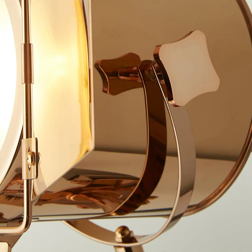 Copper & Black Spotlight Tripod Table Lamp - Image 2