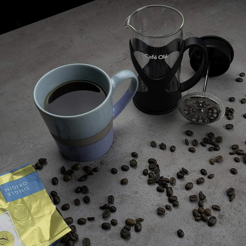 Cafe Ole XMP 8-Cup Cafetiere Matt Black - Image 3