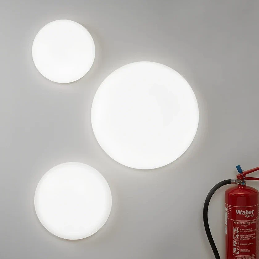 Corona Flush Ceiling Light IP44 28cm 12w - Image 4