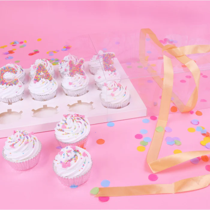 CRYSTAL CAKE BOX - 12 CUPCAKES - Image 2