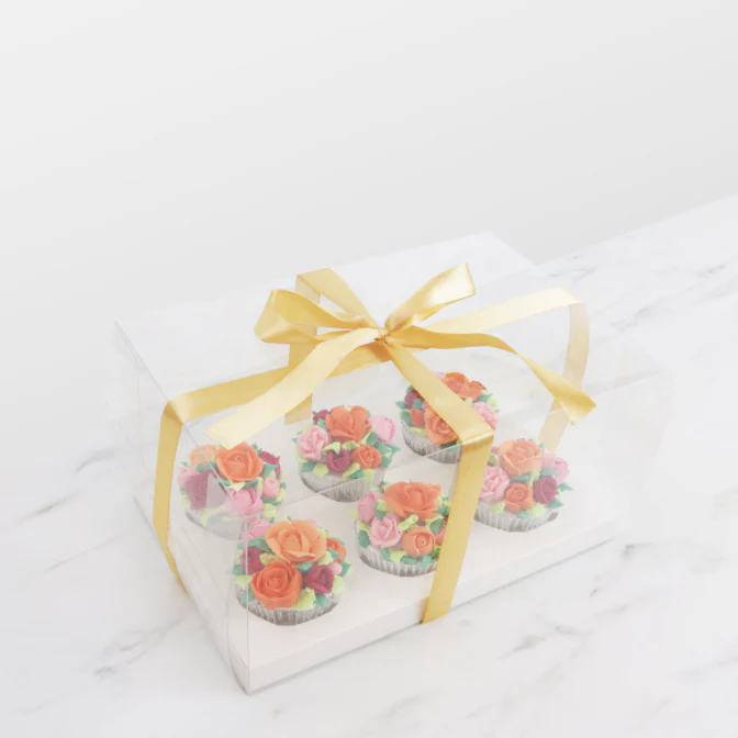 PME Crystal Cake Box - 6 Cupcakes