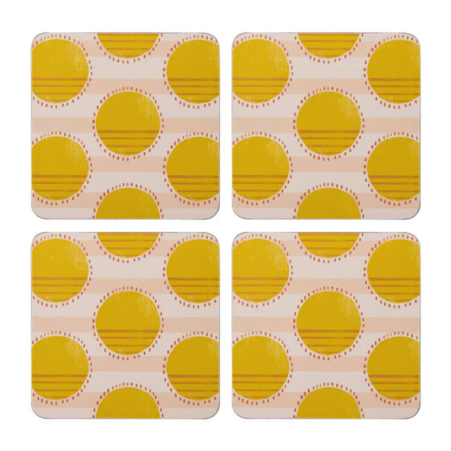 Creative Tops Spot Print Pack of 4 Premium Coasters