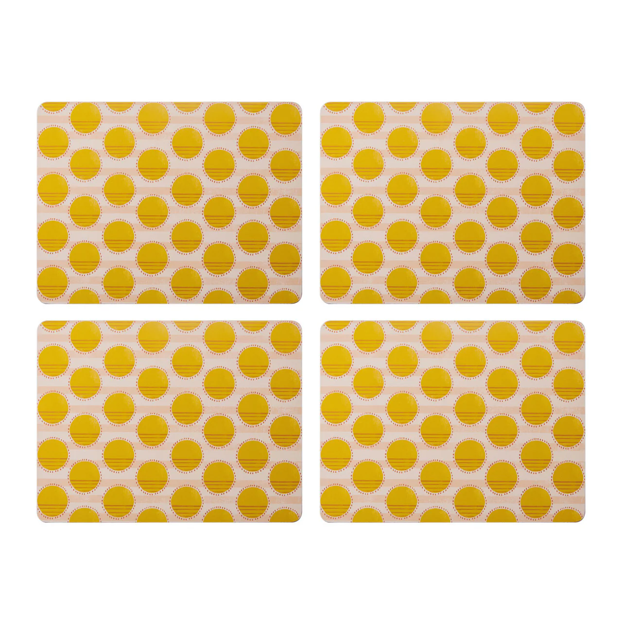 Creative Tops Spot Print Pack of 4 Premium Placemats