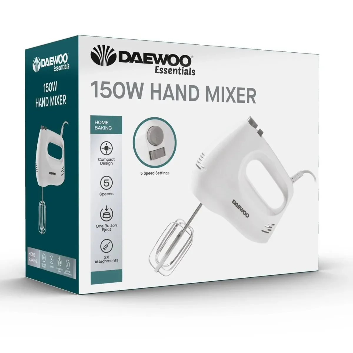 Daewoo Hand Mixer 150 Watt - Image 2