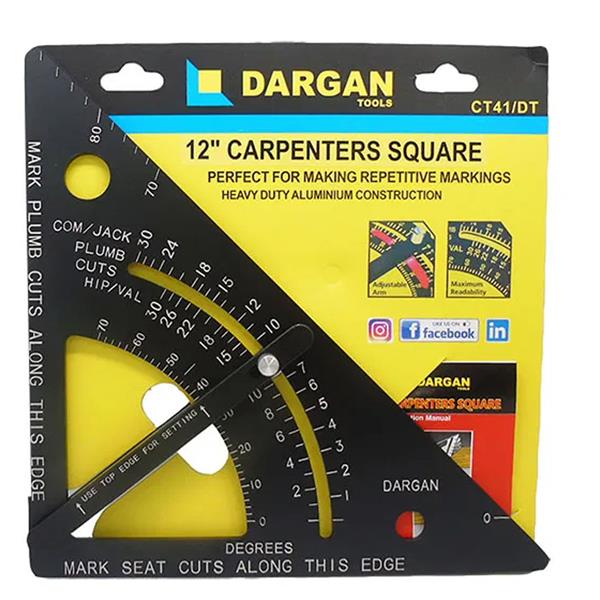 Dargan 12" Carpenters Speed Square