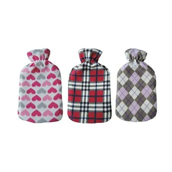 De Vielle Hot Water Bottle with Fleece