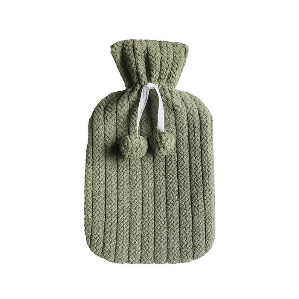 De Vielle Sherpa Covered Hot Water Bottle – Assorted - Image 3