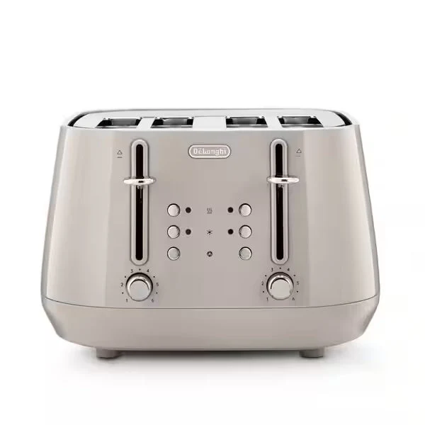 De'Longhi Beige Eclettica 4 Slice Toaster