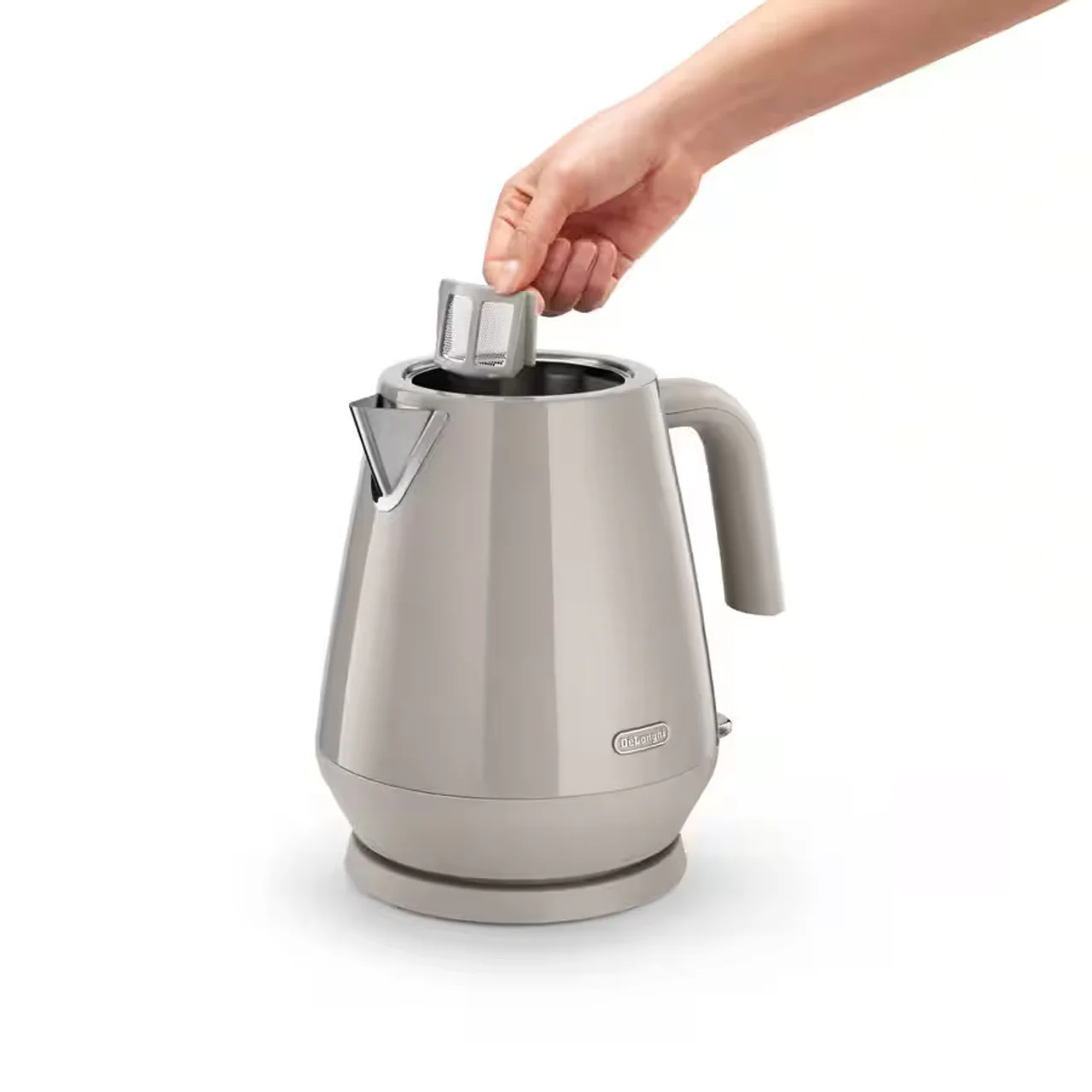 De'Longhi Eclettica Kettle Beige 1.7L - Image 4