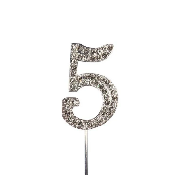 Diamante No. 5 Cake Decoration