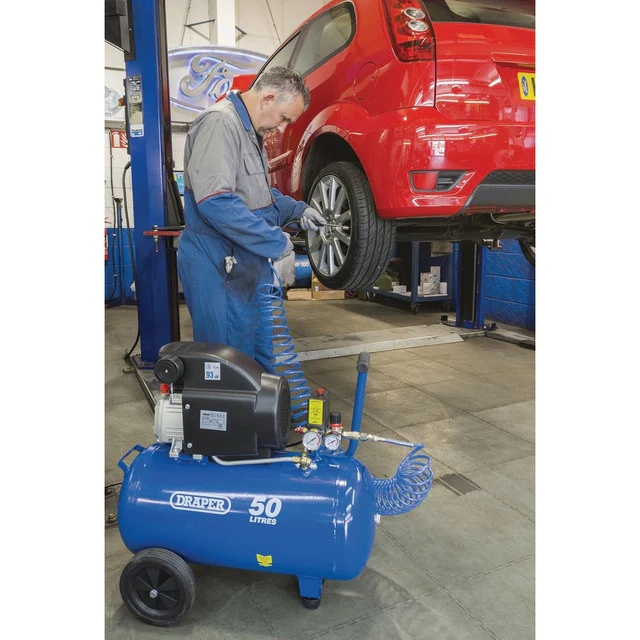 Draper 50L Direct Drive Air Compressor 2hp 230v - Image 2