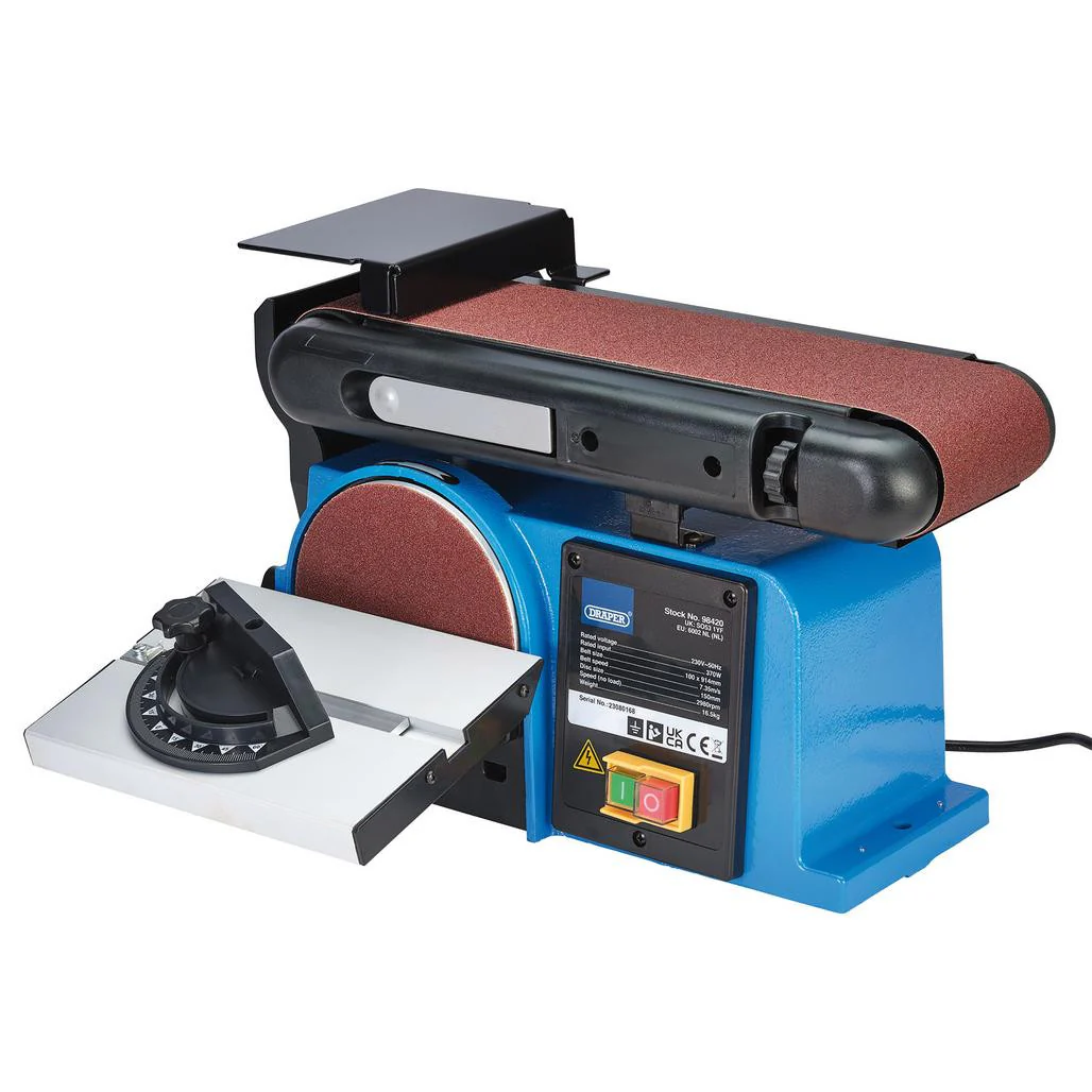Draper Belt and Disc Sander 4 Inch 6 Inch