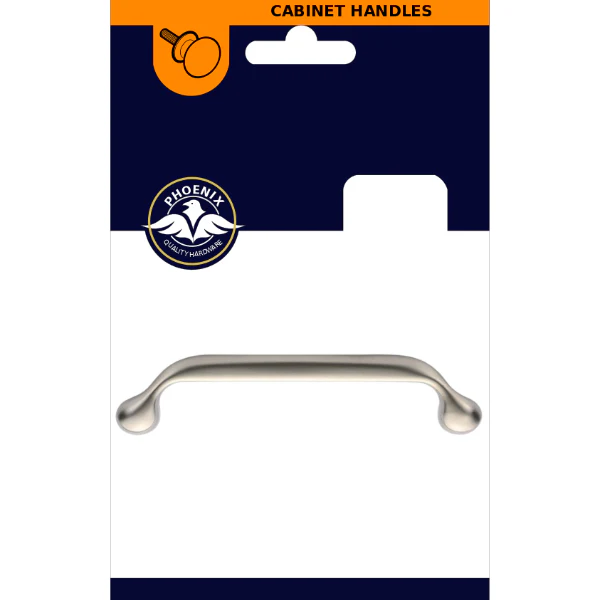 Drop Handle Chrome 128mm