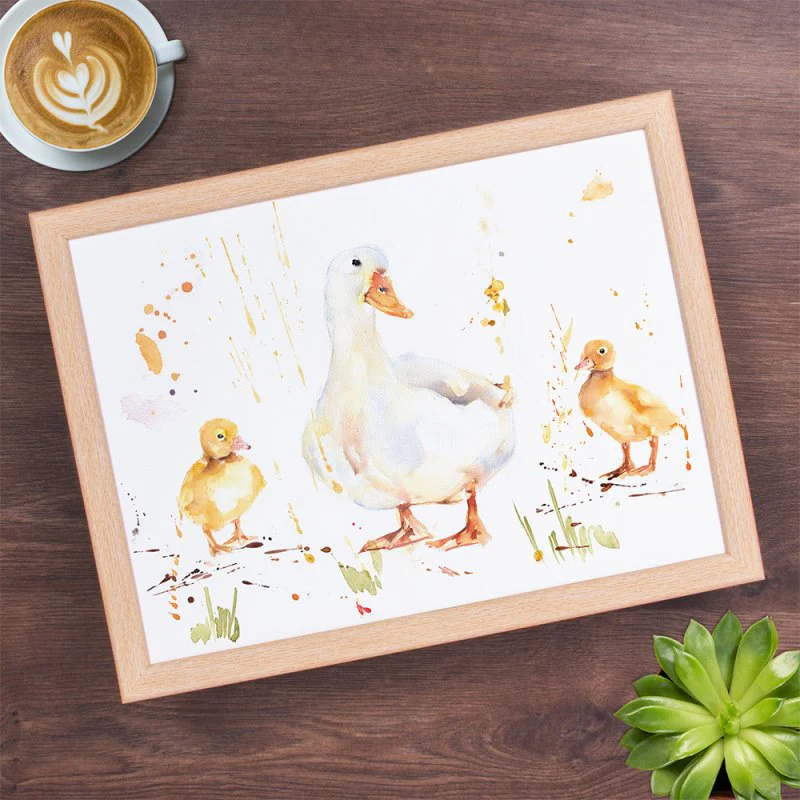 Ducks Lap Tray With Cushion - Image 2