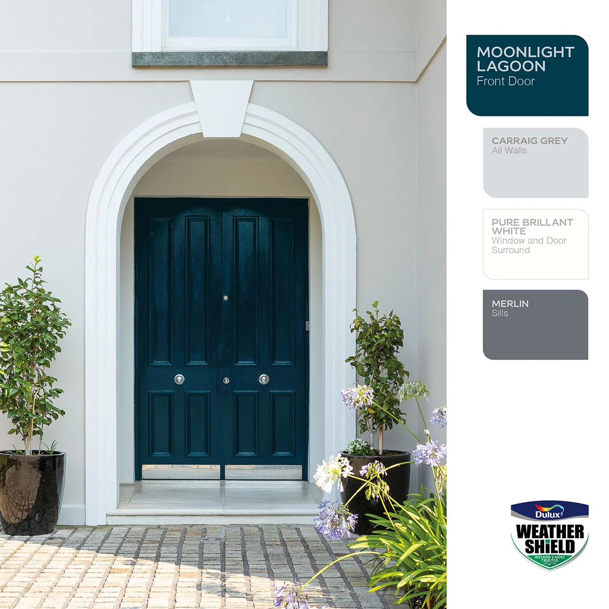 Dulux Weathershield Smooth White Masonry Paint 11L - Image 2