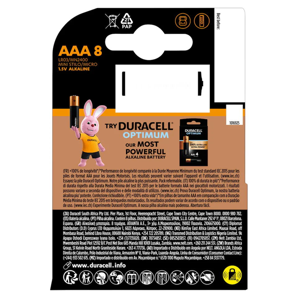 Duracell AAA Plus Power 8 Pack - Image 2