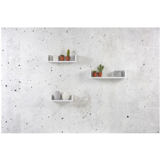 Duraline 3pc White U-Shelf - 42 X 10cm - Image 3